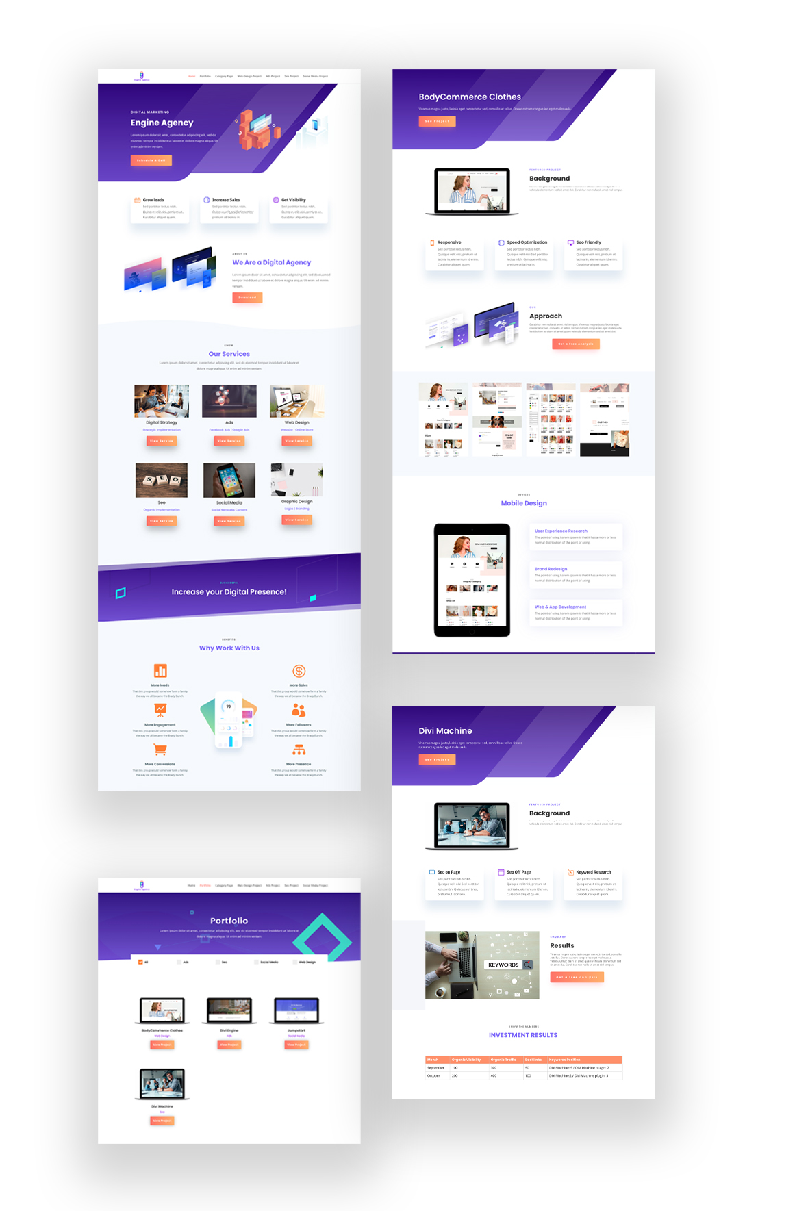 Divi Recipe Layout Pack