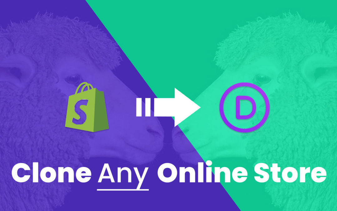 Clone Any Online Store with Divi and WooCommerce