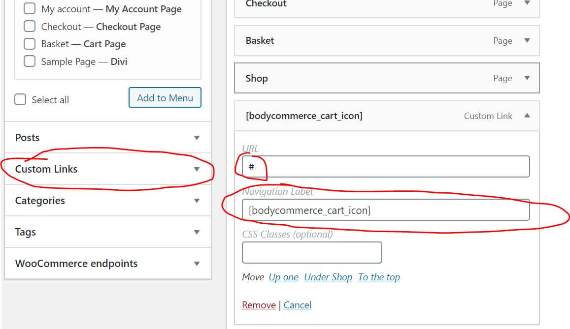 WooCommerce Cart Icon Shortcode