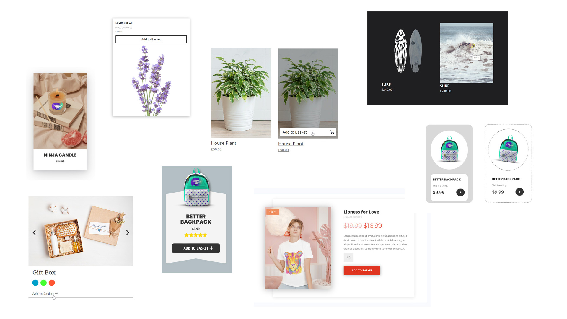 FREE Product Loop Layout Pack for Divi BodyCommerce