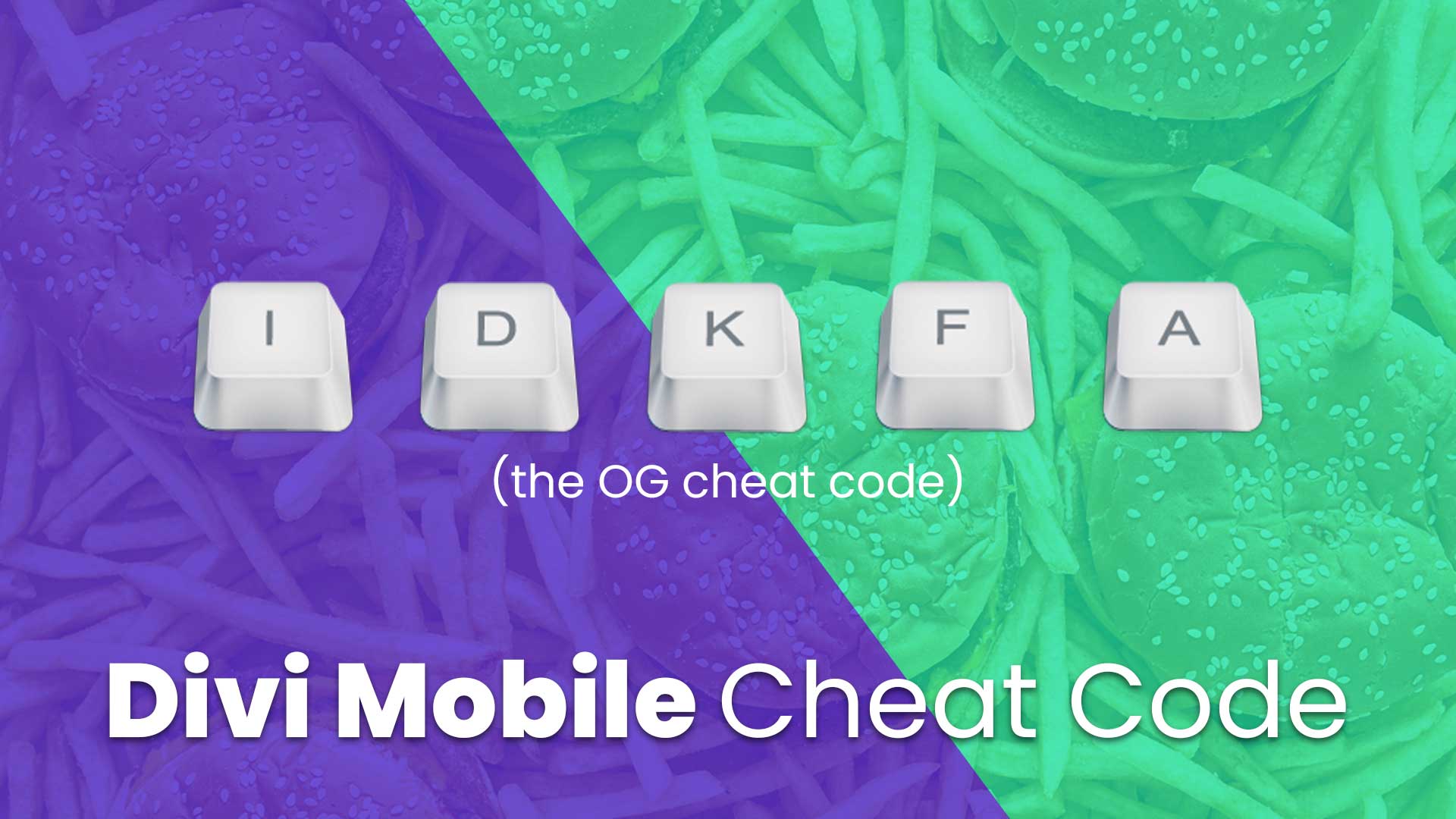 Divi Mobile Cheat Code: Add the Hovered Divi Menu Link as Background Text