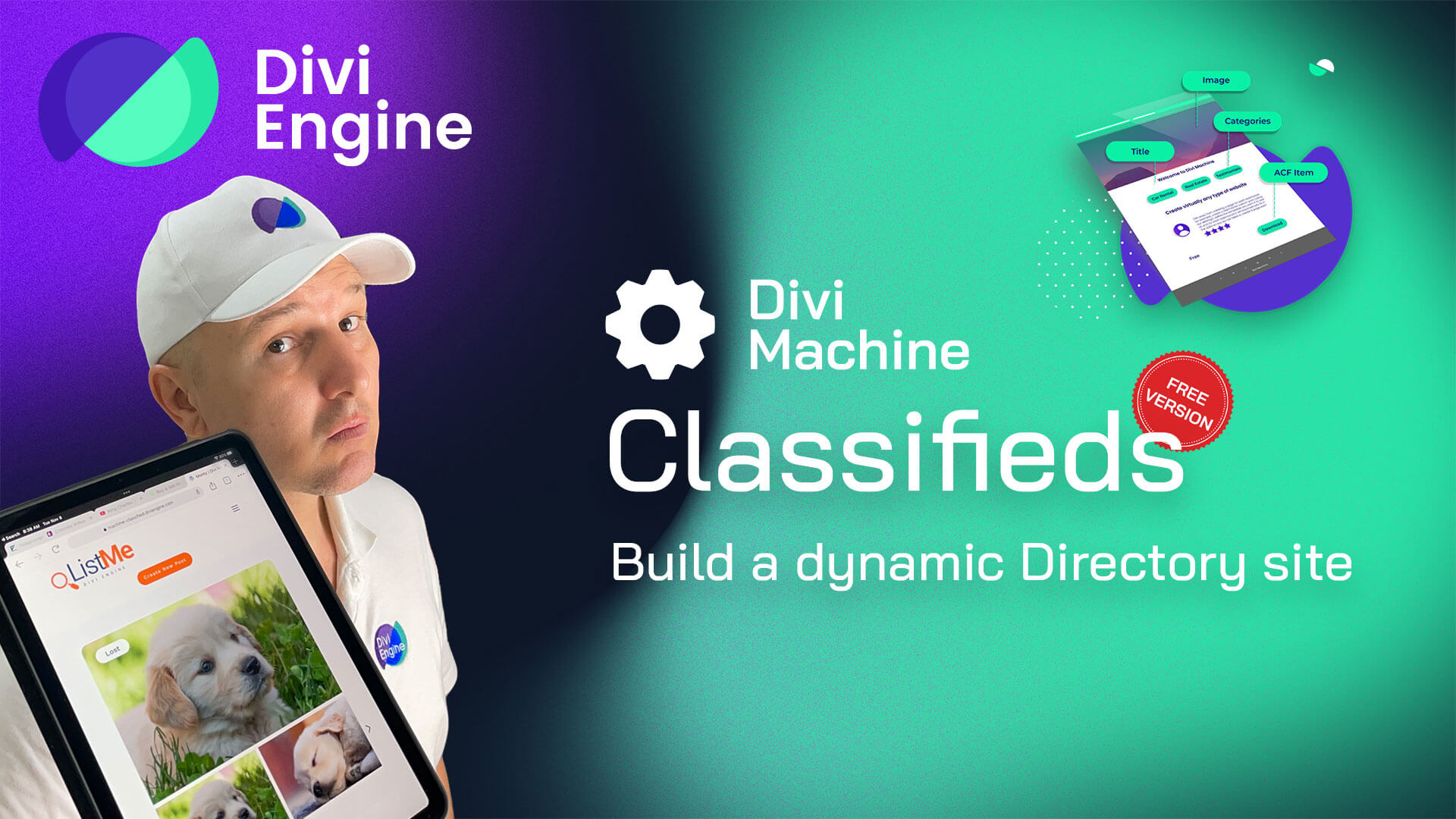 *FREE* Divi Engine Plugin Tutorial Series: Divi Machine Classifieds