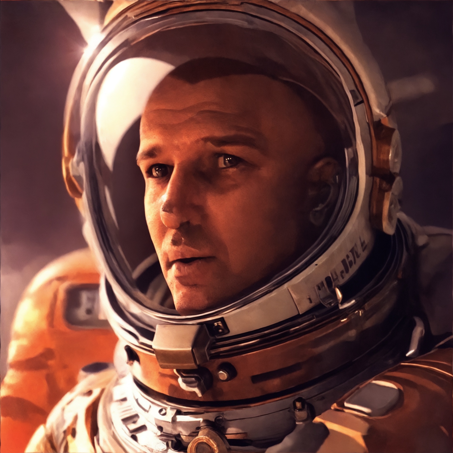 a portrait of robey as an astronaut on mars artstation, hd, dramatic lighting, detailed, 8 k resolution, ultra-realistic, octane render, unreal engine.