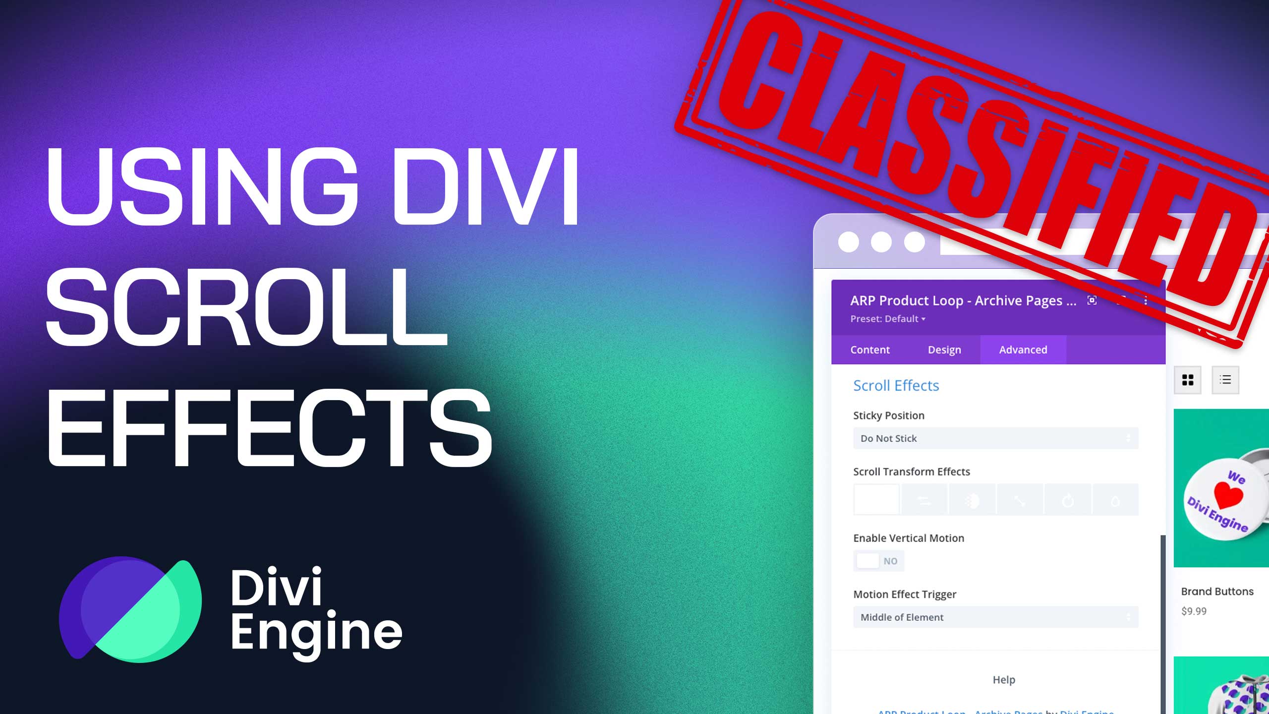 Divi Secret Features Tutorial – Animate Web Pages Using Divi Scroll Effects