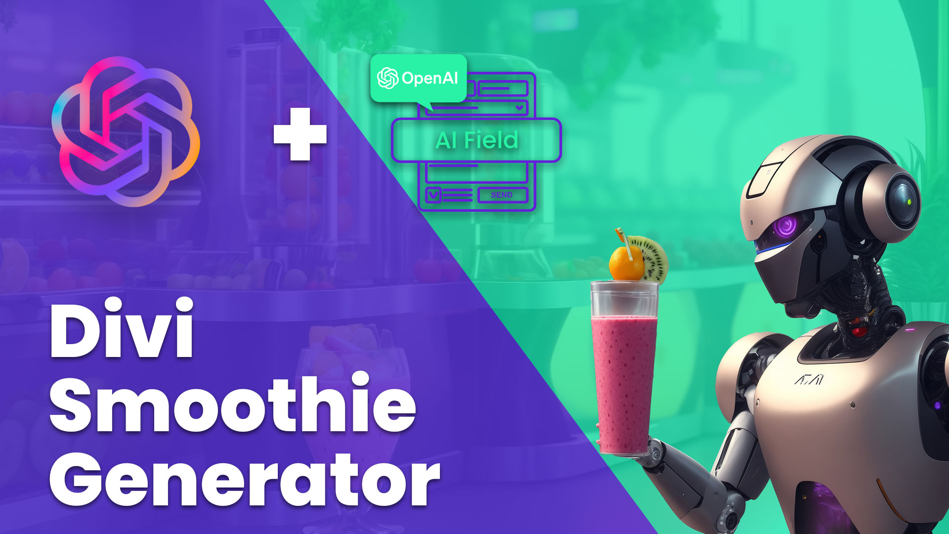 Build a Divi Smoothie Recipe Generator with AI