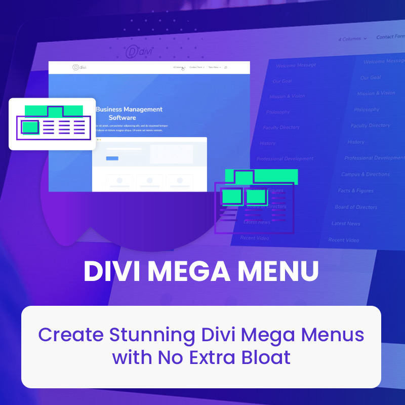 Divi Mega Menu