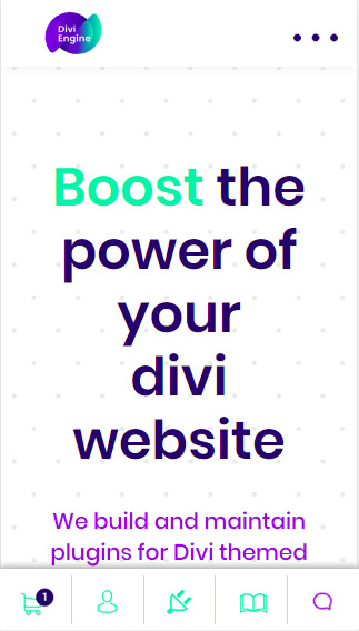 Divi Engine New Menu Idea