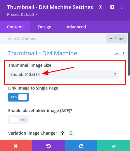 WordPress thumbnail image size