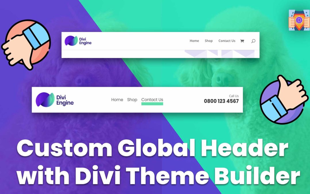 How to Build a Custom Global Header in Divi using the Theme Builder