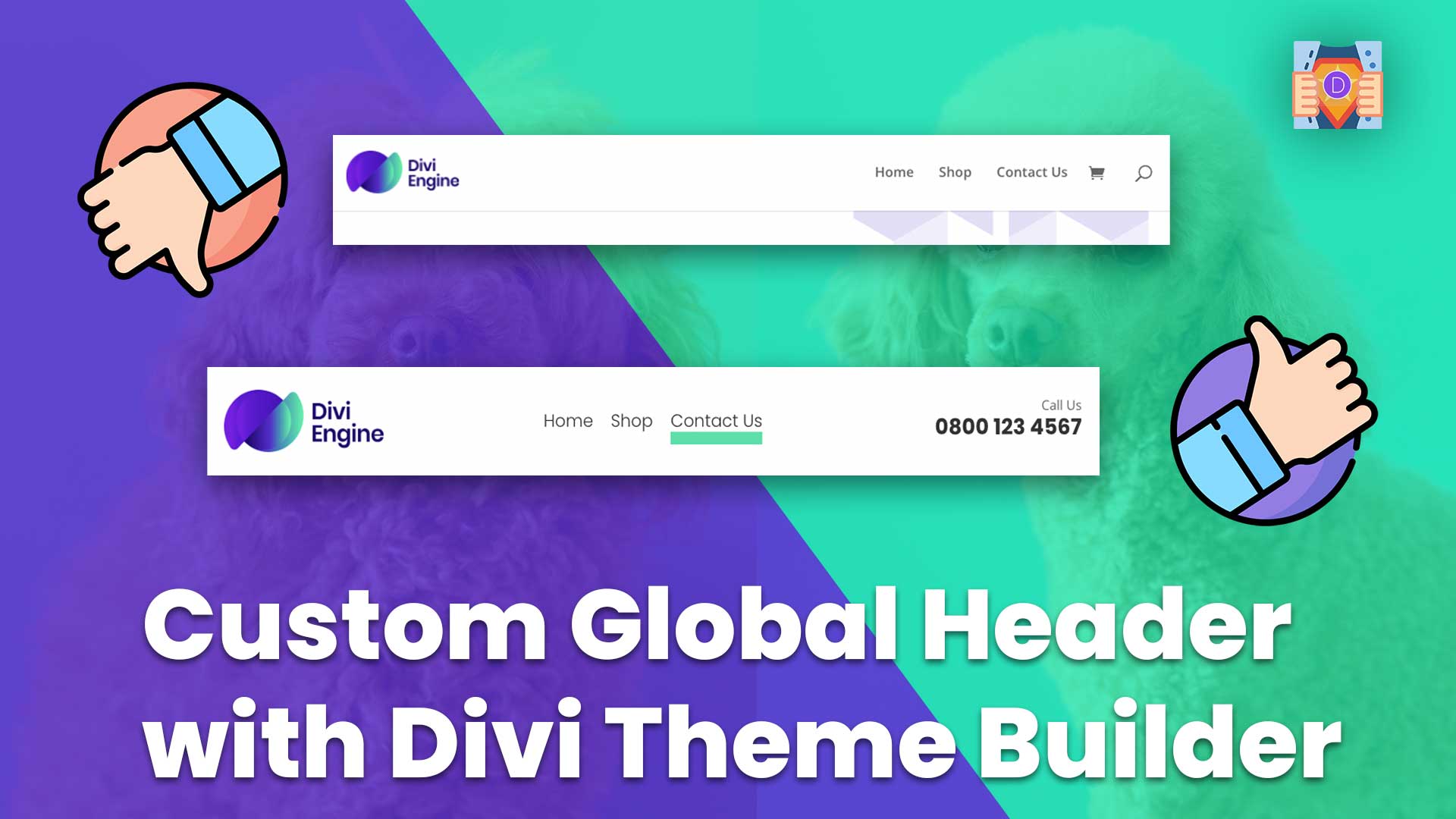 How to Build a Custom Global Header in Divi using the Theme Builder