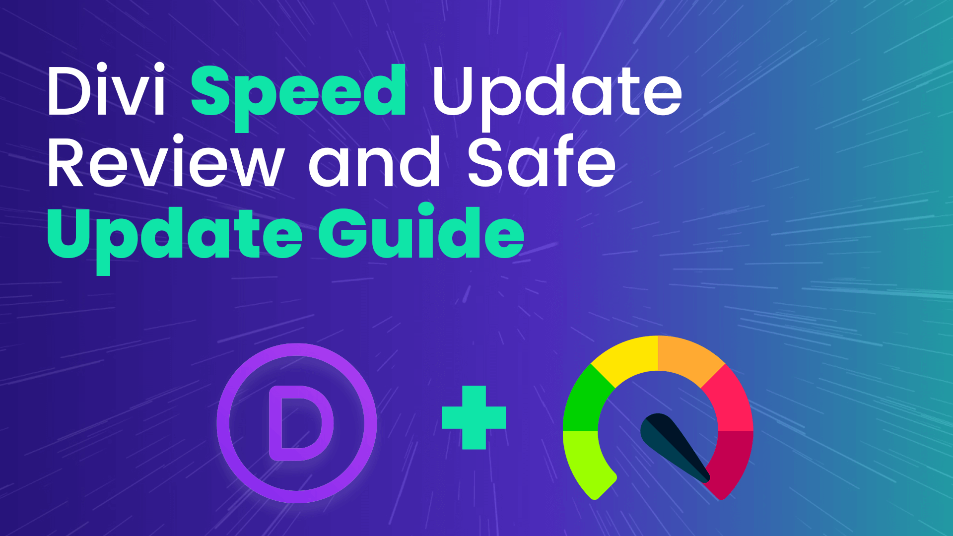 Divi Speed Update Guide