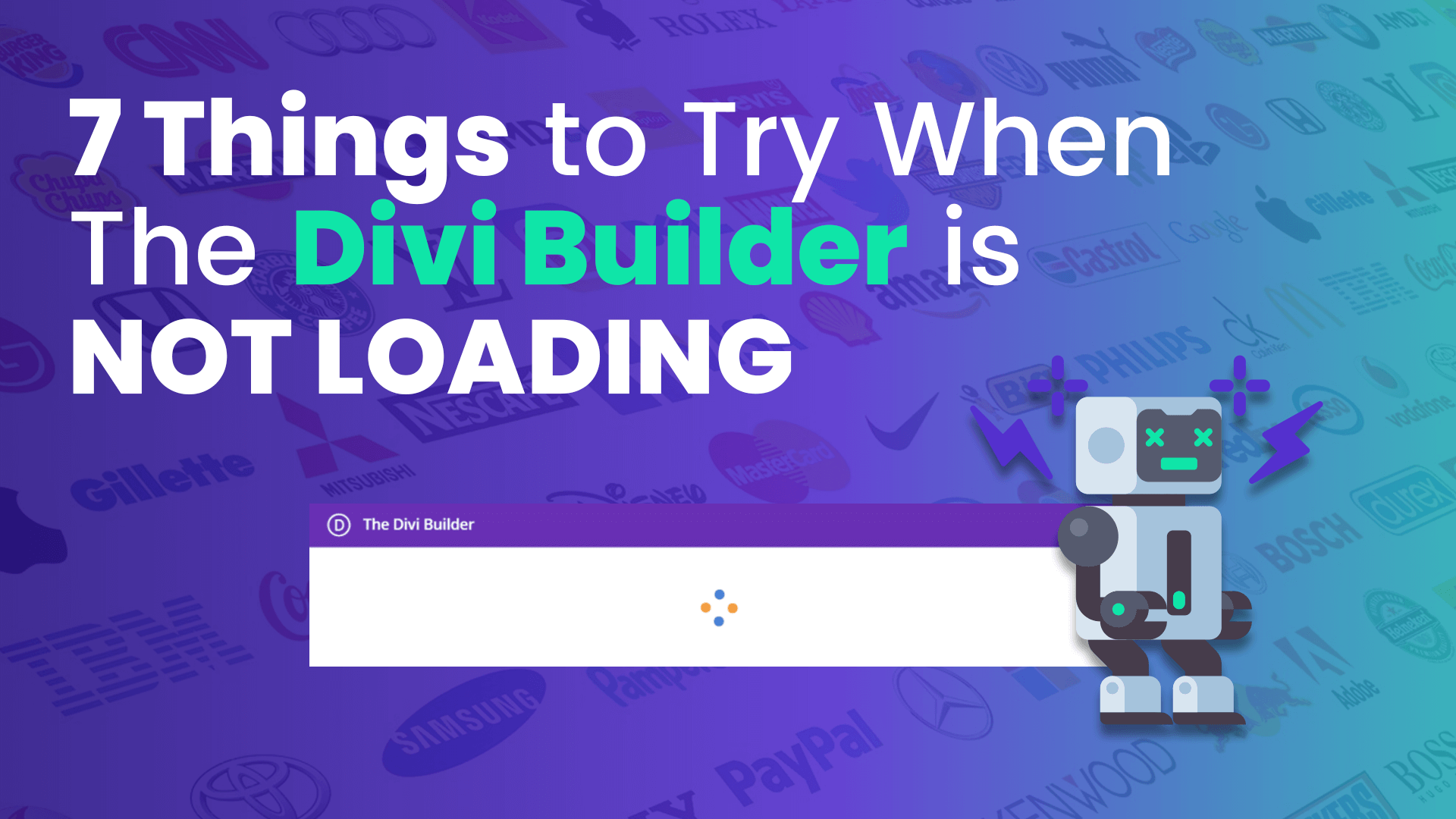 7 Things to Try When the Divi Builder is Not Loading