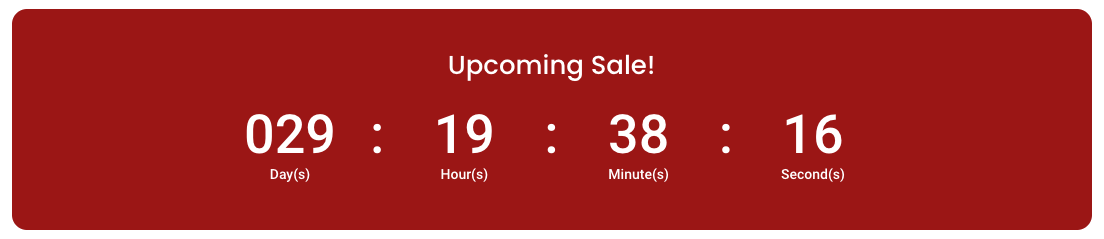 Divi Conditional Logic Use Case 1 – Upcoming Promo Countdown Timer