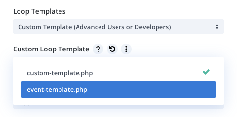 Custom Template in Divi Machine