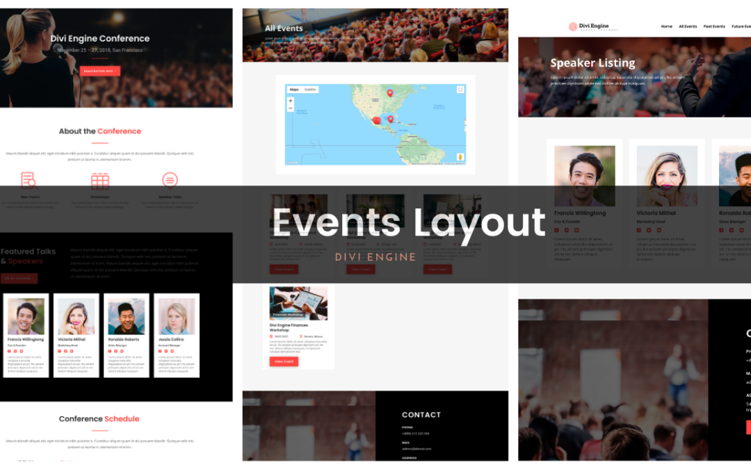 FREE Events Layout Pack for Divi Machine