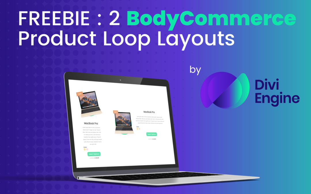 FREE Product Loop Layouts for Divi BodyCommerce