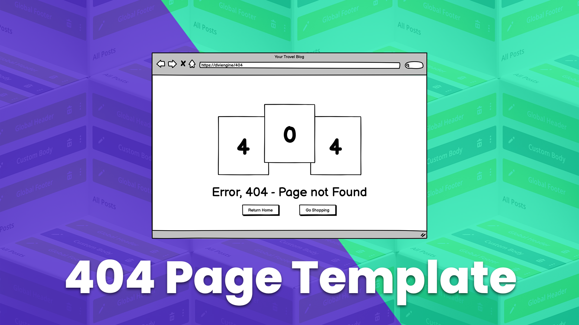 Divi Theme Builder: Creating a Quick and Easy 404 Page Template