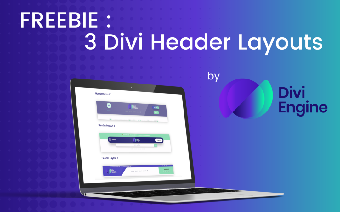 FREE Custom Header Layouts for Divi – Divi Engine Summer Sale!