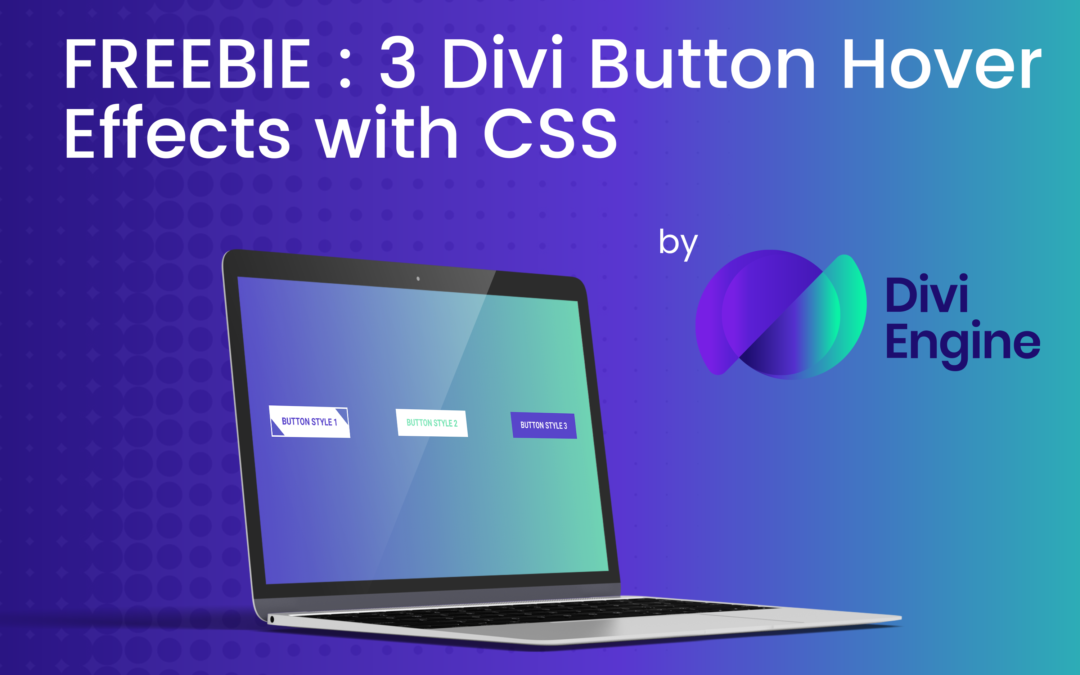 FREE Divi Button Modules with unique Hover Effects