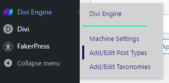 Add a custom post type in Divi Machine