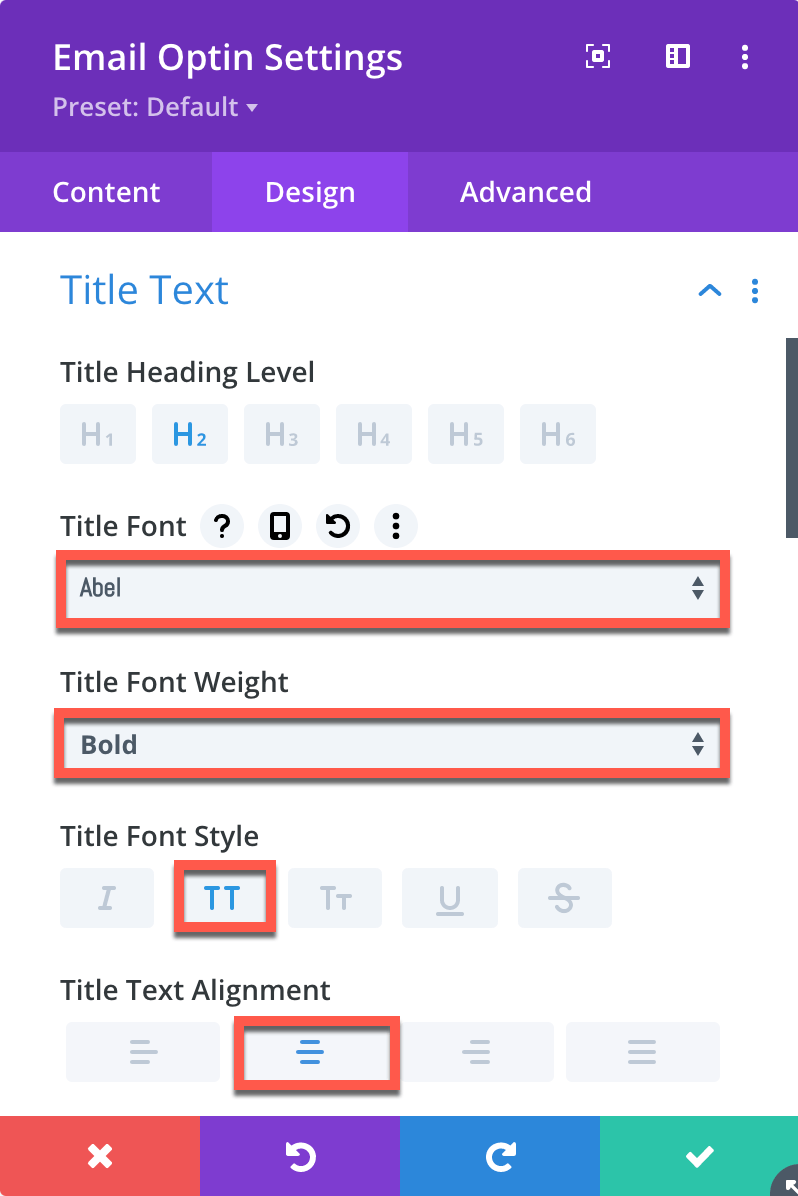 Divi Category Page Opt-in Module Design