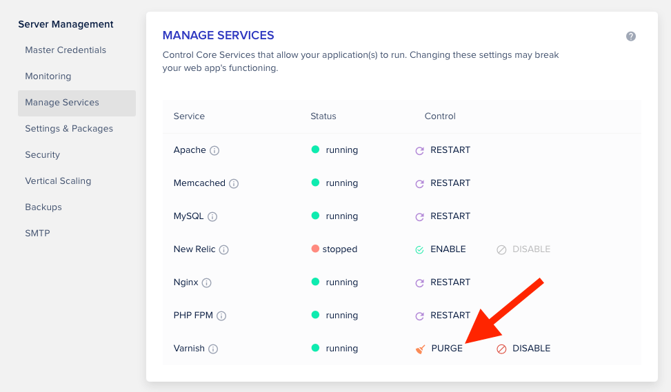 Purge Varnish Cache