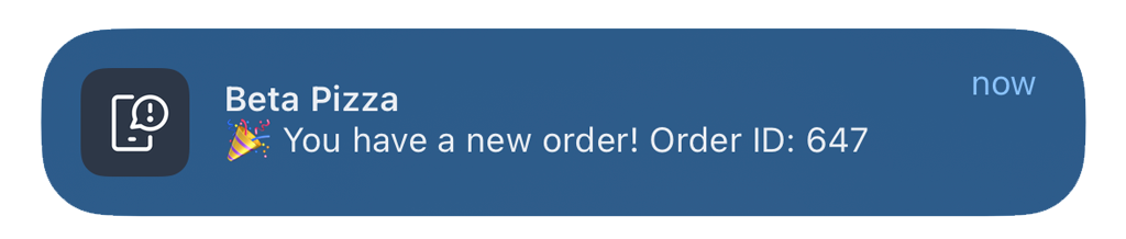 Example of a new WooCommerce Order Alert with WP Order Alerts